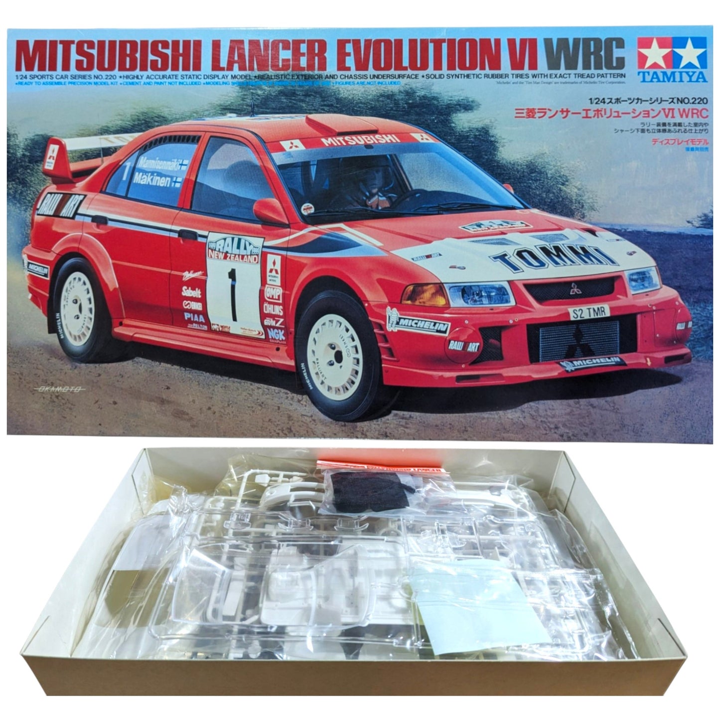1:24 Tamiya - Mitsubishi Lancer Evolution VI - Tommi Makinen (BRAND NEW) 1/24