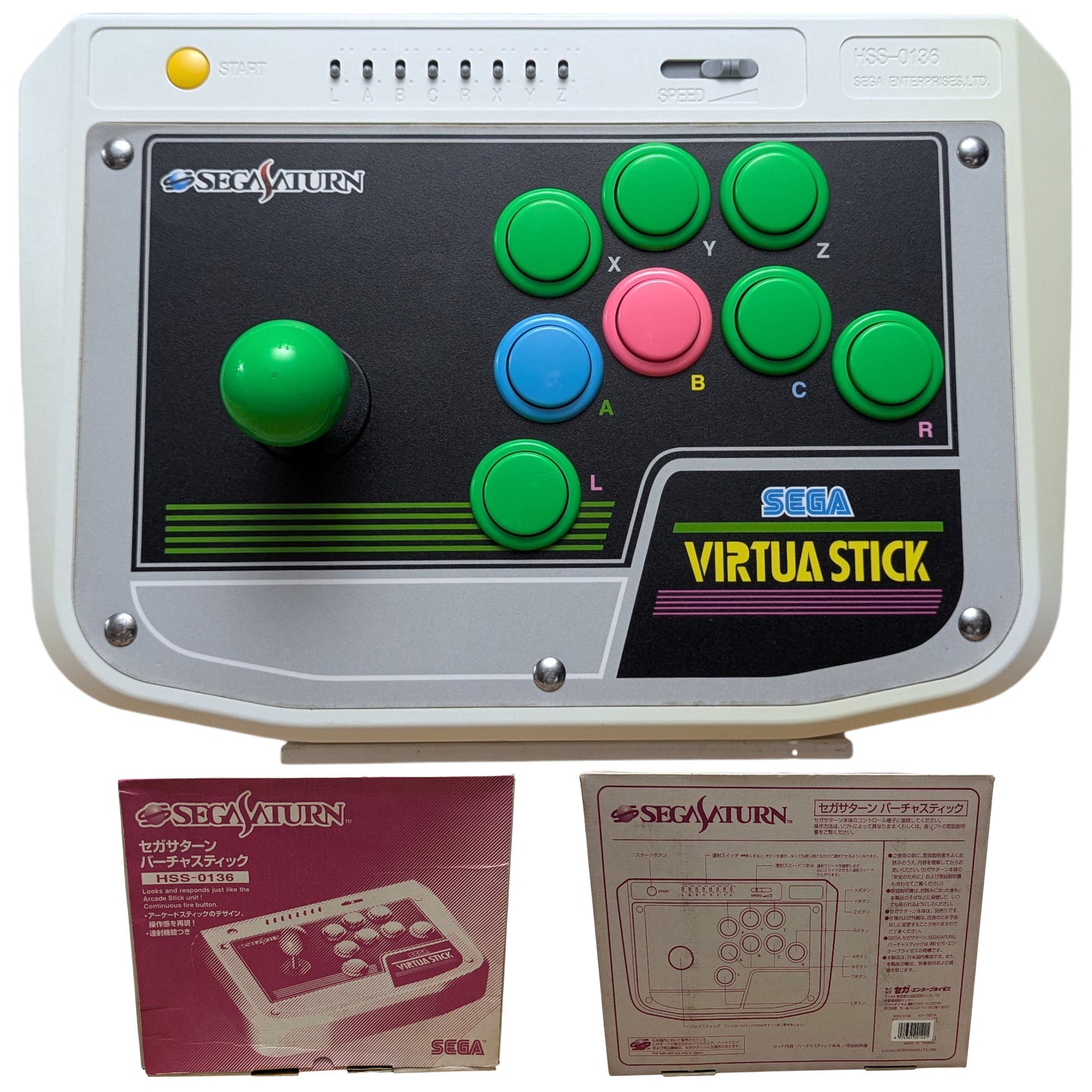 SEGA SATURN - Multicontrolador HSS-137 - PAD de control 3D (EN CAJA) - Mando (Japón)