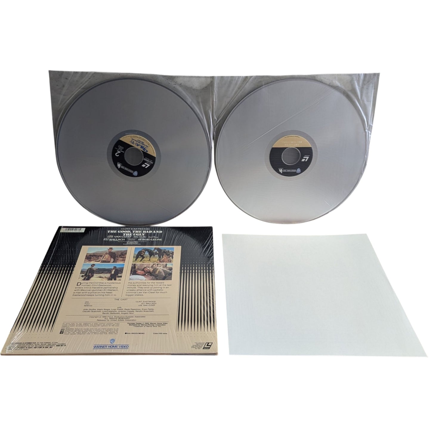 LD- The Good The Bad The Ugly - Clint Eastwood (Laser Disc Japan Edition)