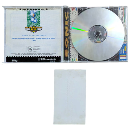 SEGA Mega CD - Sonic The Hedgehog CD - Spin Card (Japan-game)