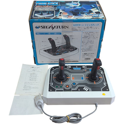 SEGA Saturn - HSS-154 Twin Stick (Boxed) (Original Japan Edition) B