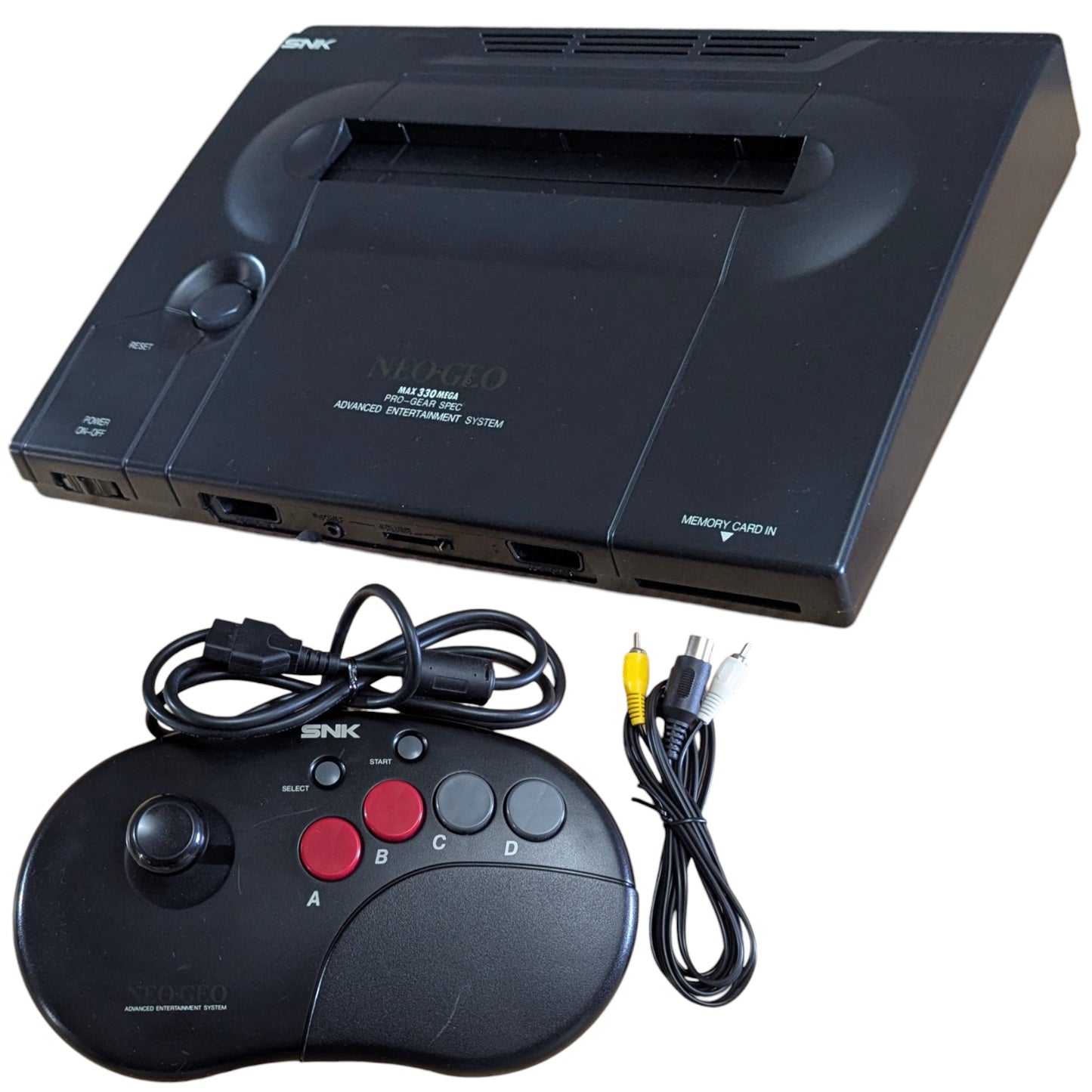 SNK Neogeo AES MAX 330 MEGA Toshiba CPU/cosmetically restored (clear-coated) Japan