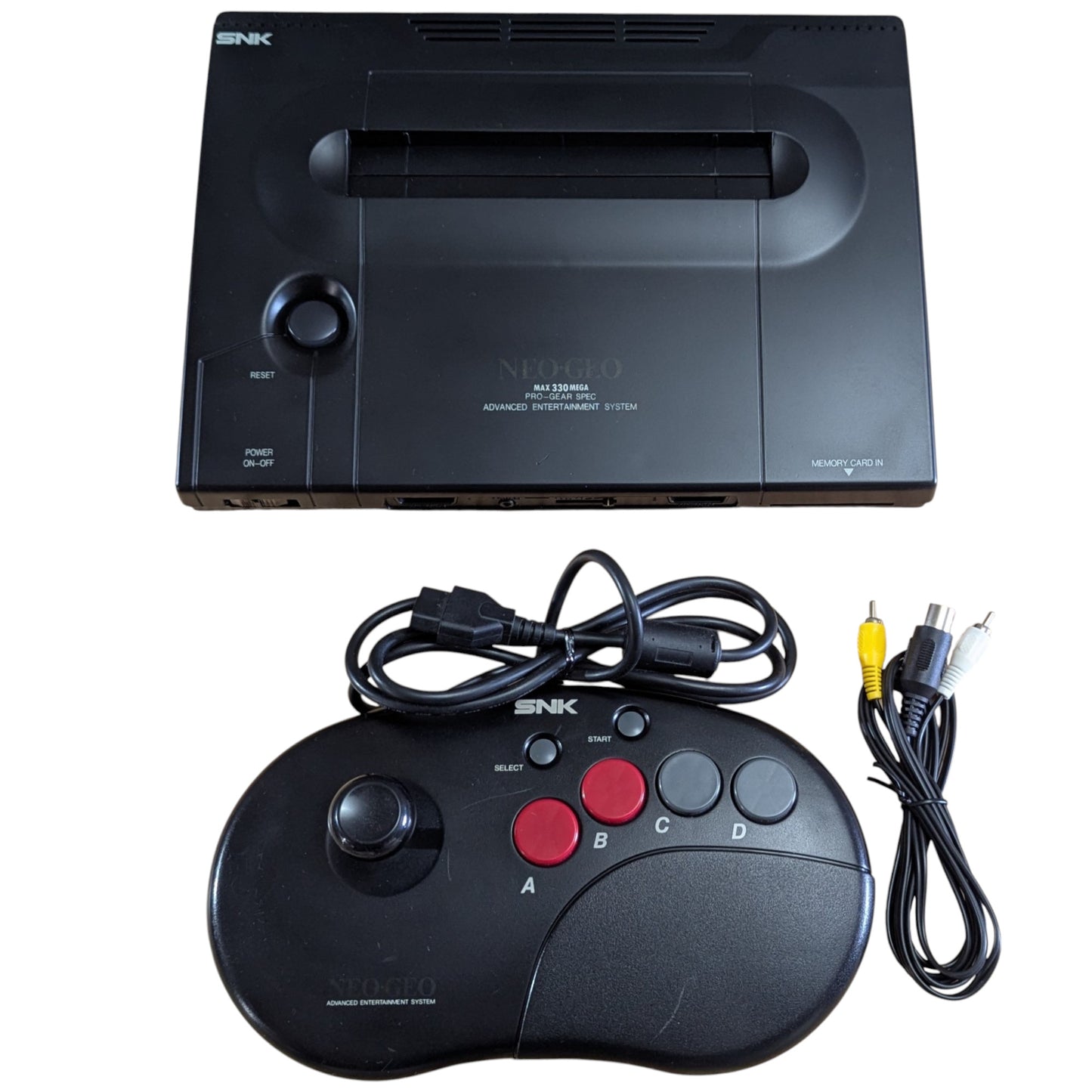 SNK Neogeo AES MAX 330 MEGA Toshiba CPU/cosmetically restored (clear-coated) Japan