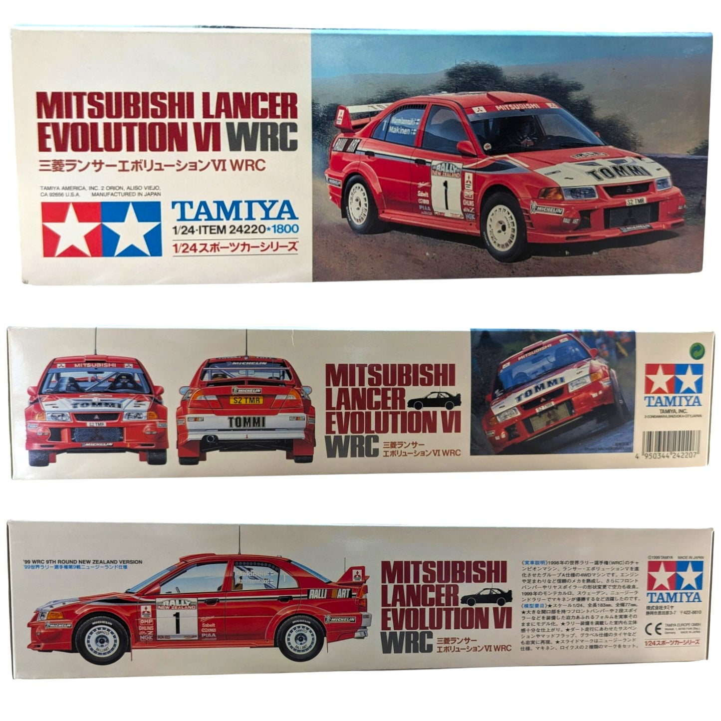 1:24 Tamiya - Mitsubishi Lancer Evolution VI - Tommi Makinen (BRAND NEW) 1/24