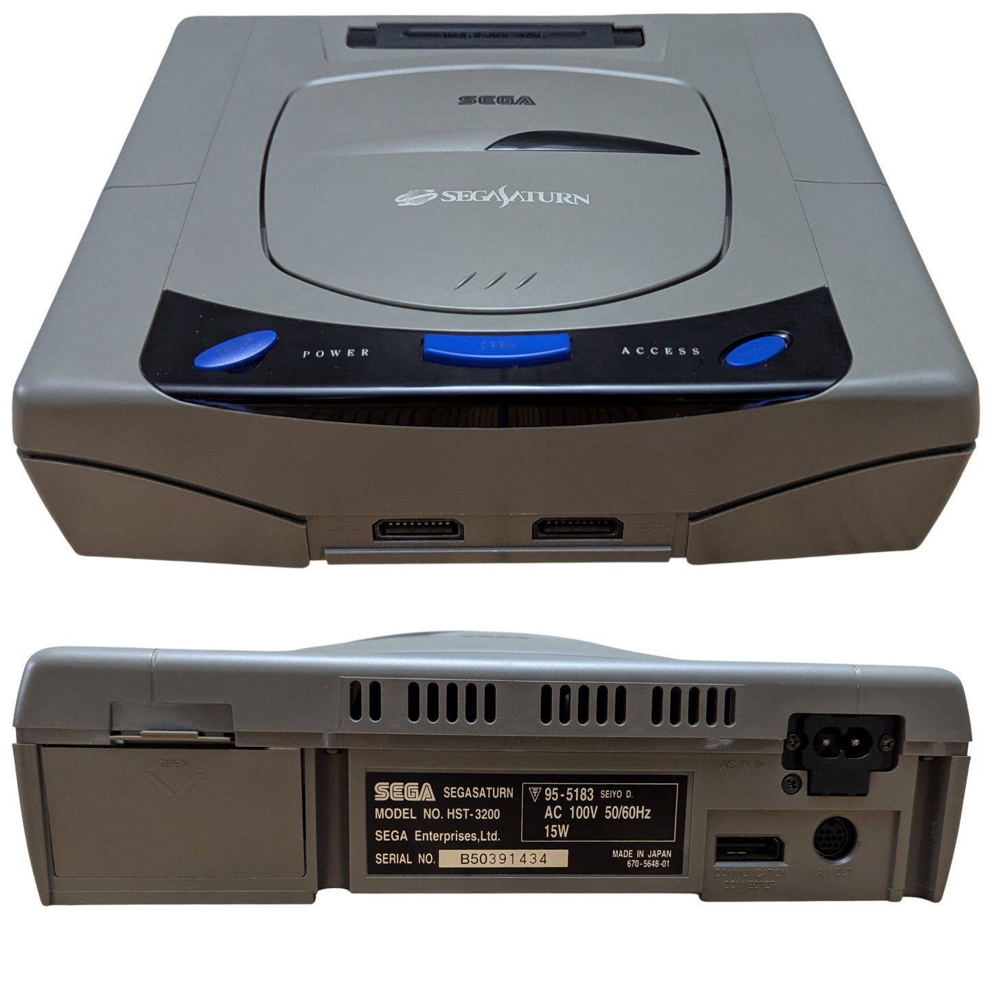 SEGA SATURN HST 0014 SET / HST-3220 - Serie compatible - NTCS-J JAPAN