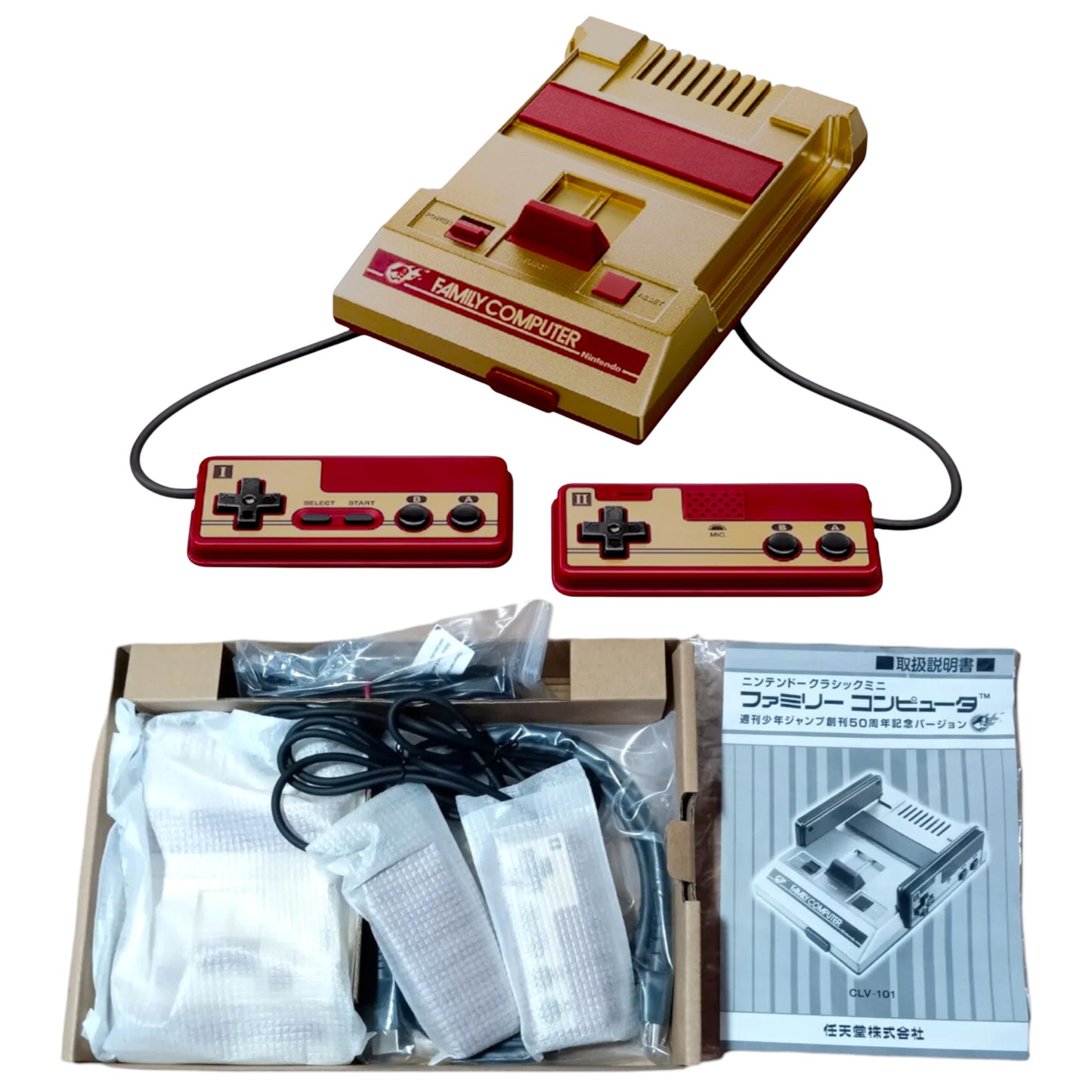 FC MINI - Edición Dorada del 50.º Aniversario - Shonen JUMP (20 juegos) - Family Computer Nintendo