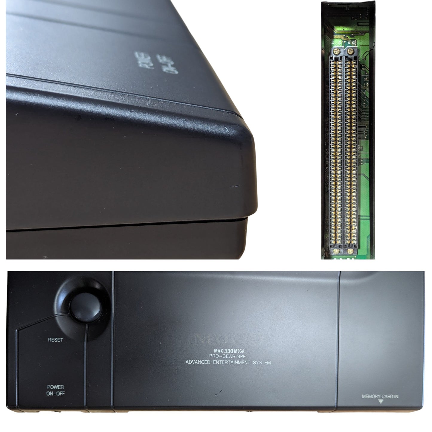 SNK Neogeo AES MAX 330 MEGA Toshiba CPU/cosmetically restored (clear-coated) Japan