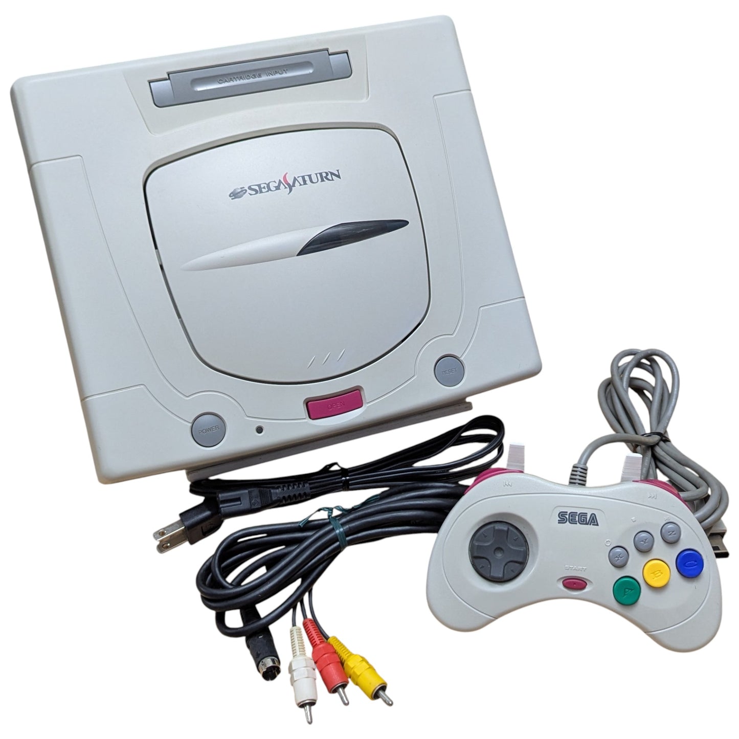 SEGA SATURN - HST-3220 White unit (unboxed) Original JAPAN Edition