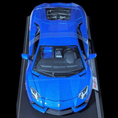 1:18 Maisto - Lamborghini Aventador Coupe Azul (NUEVO) 1/18