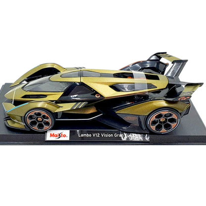 1:18 Maisto - Lamborghini v12 Vision Gran Turimo Gold-Black (BRAND NEW) 1/18