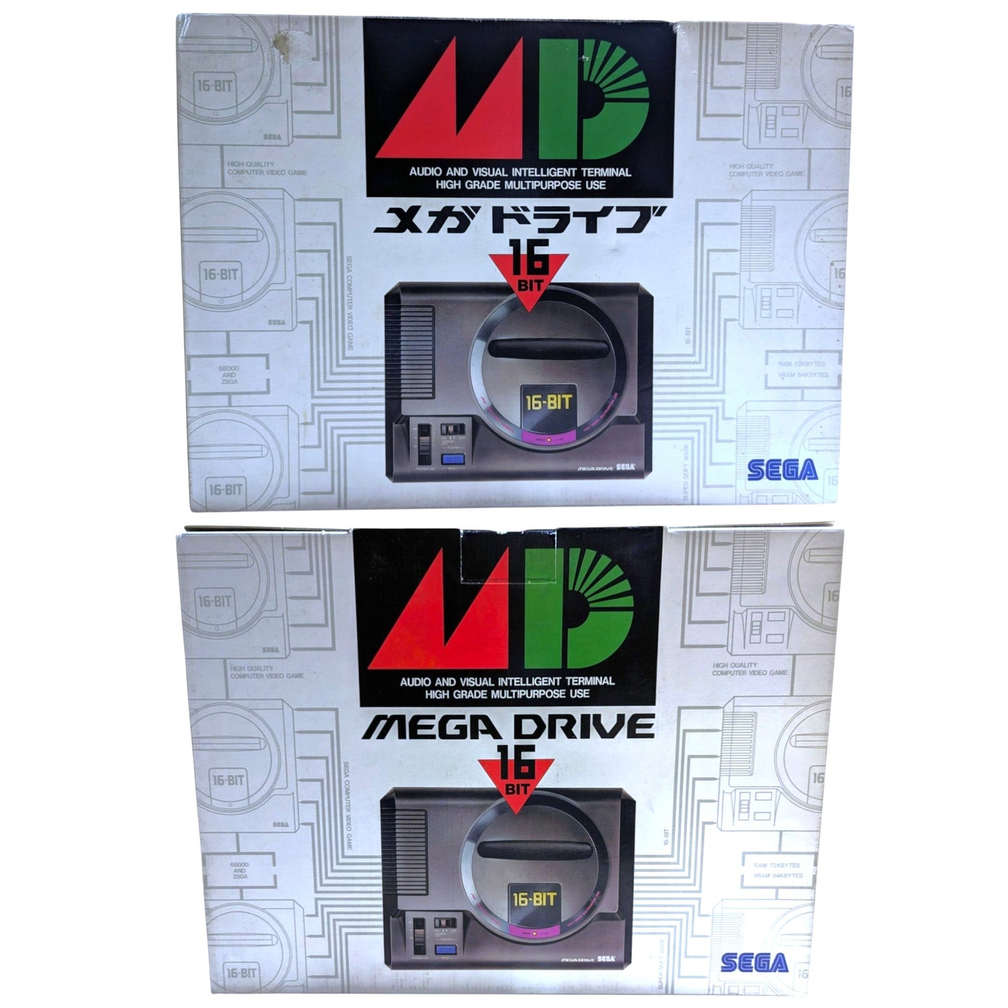 SEGA Megadrive HAA-2510 with 2 controllers (Boxed) - Japanese NTSC