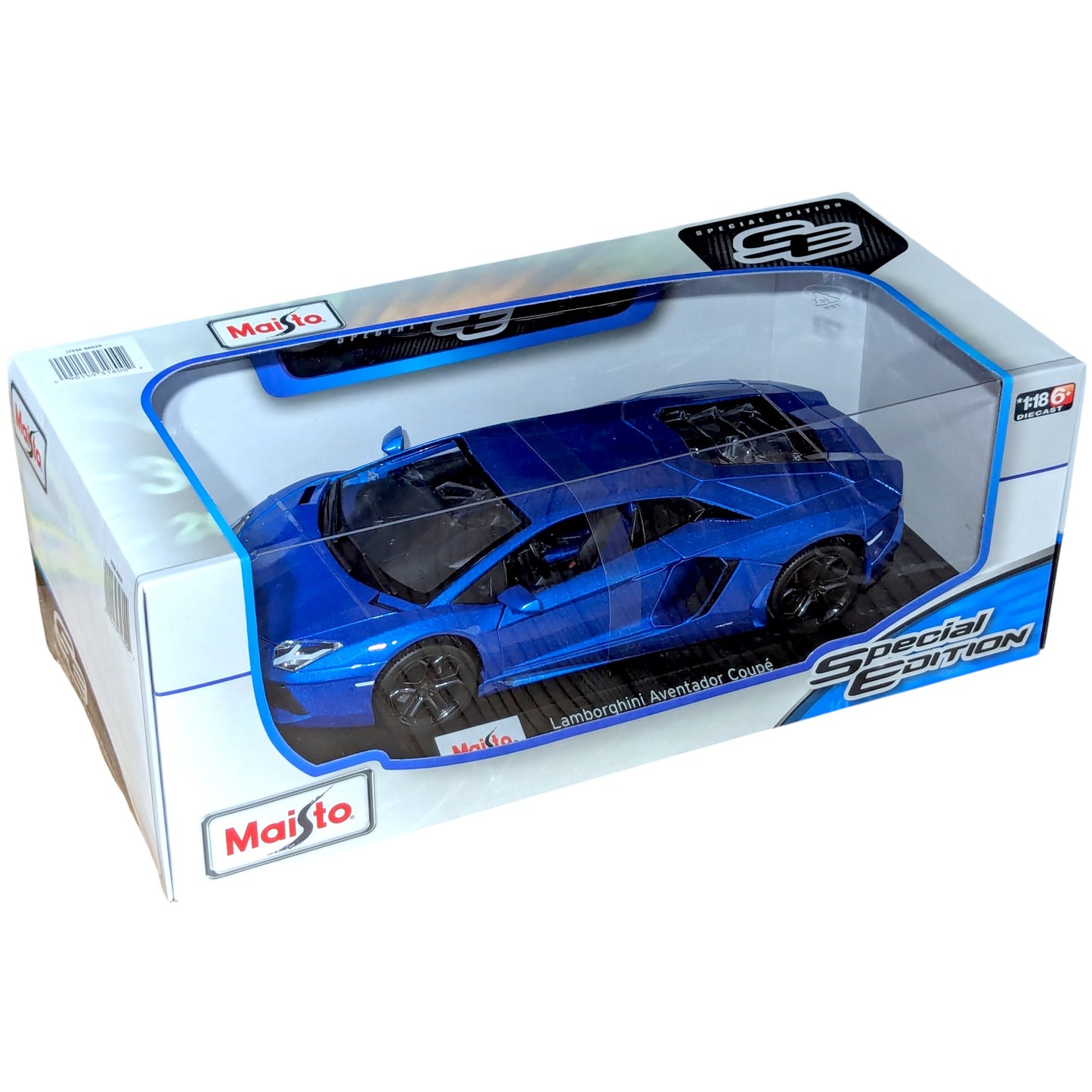 1:18 Maisto - Lamborghini Aventador Coupe Azul (NUEVO) 1/18