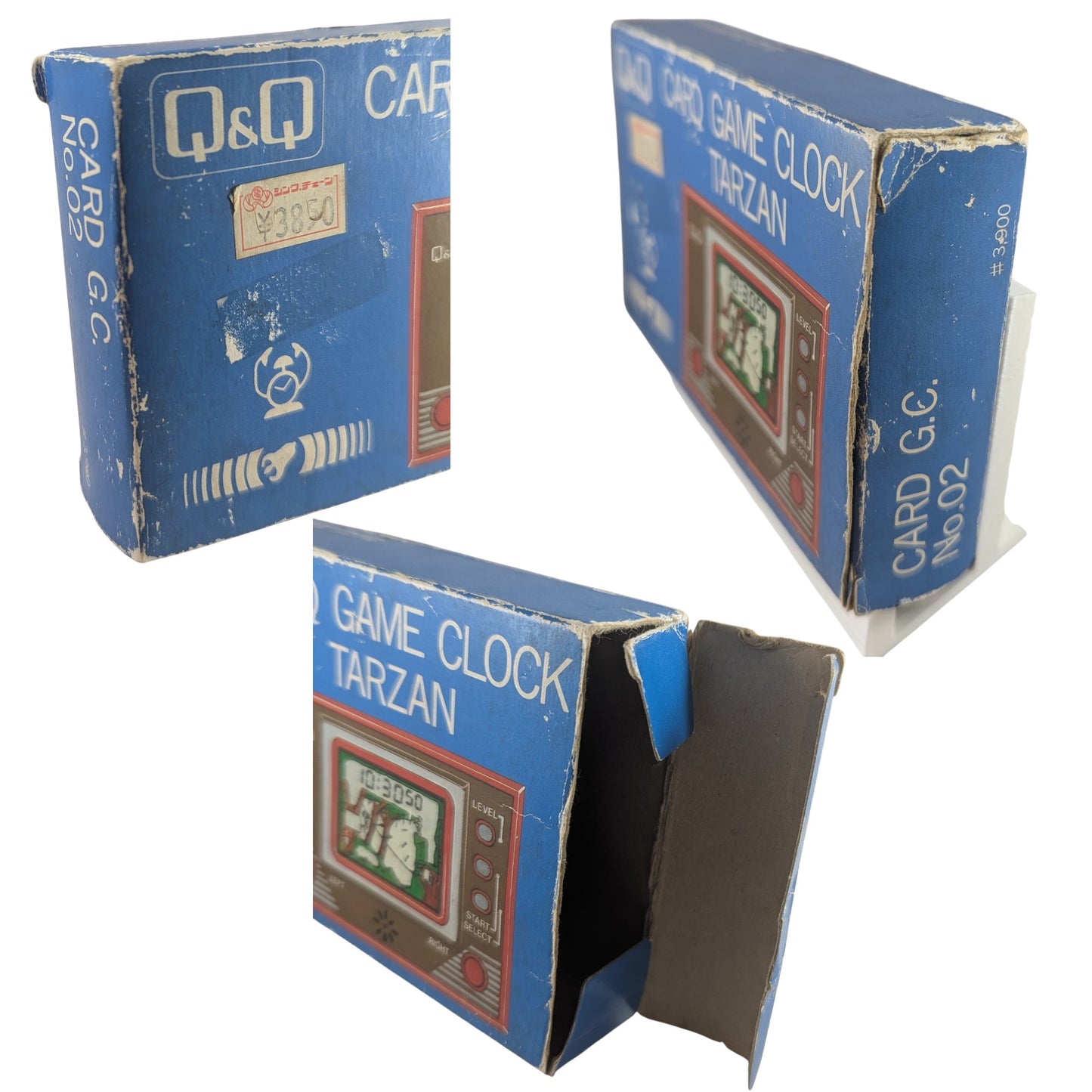 Q&Q Card Game Clock - Tarzan Boxed. Unit very good condition (QQ,Q & Q)