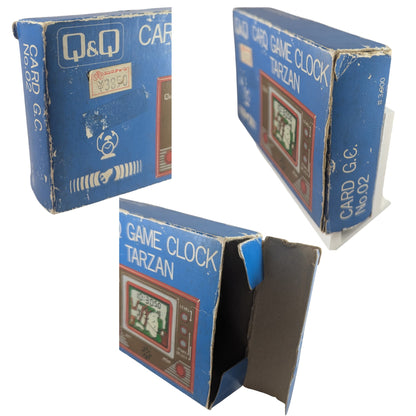 Q&Q Card Game Clock - Tarzan Boxed. Unit very good condition (QQ,Q & Q)