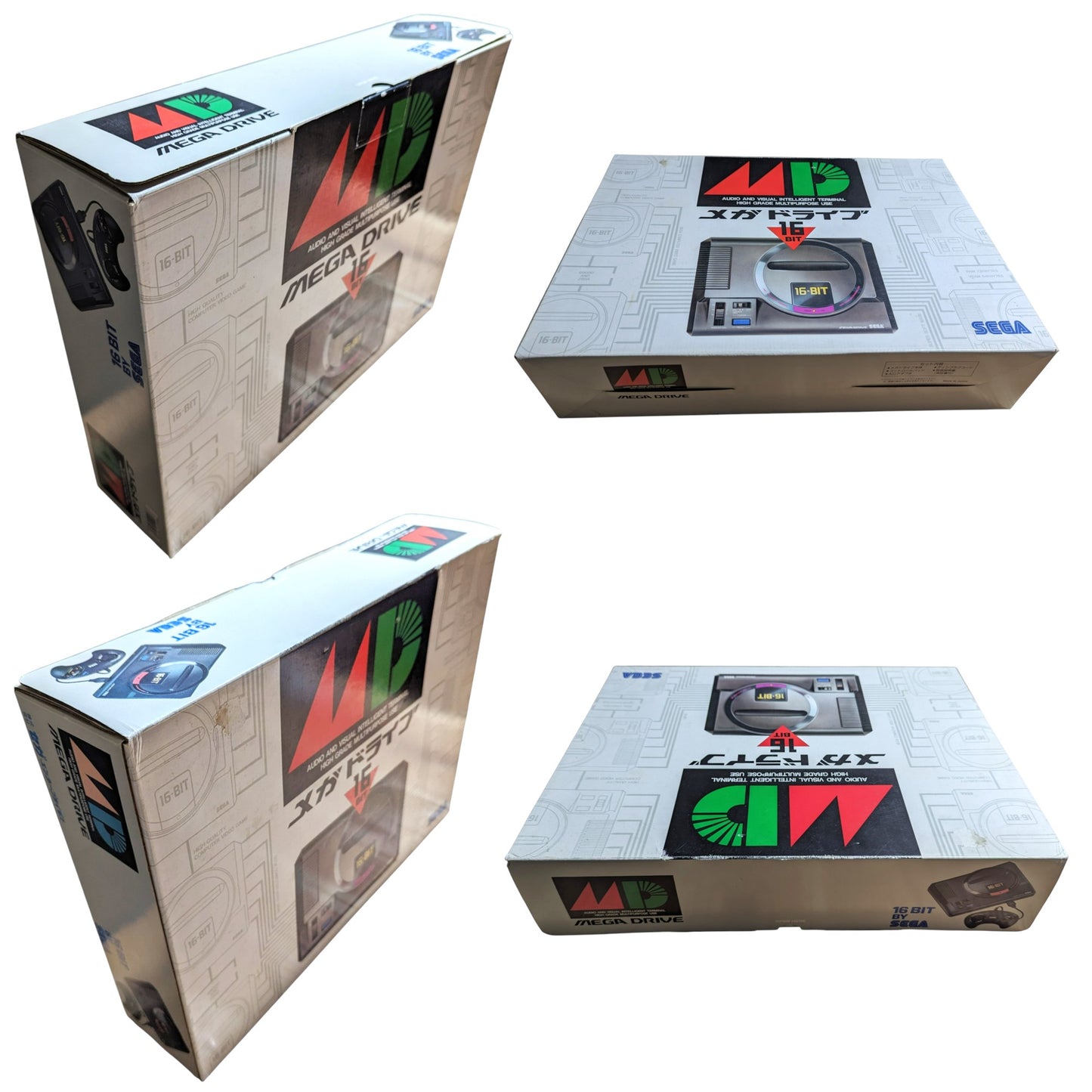 SEGA Megadrive HAA-2510 with 2 controllers (Boxed) - Japanese NTSC