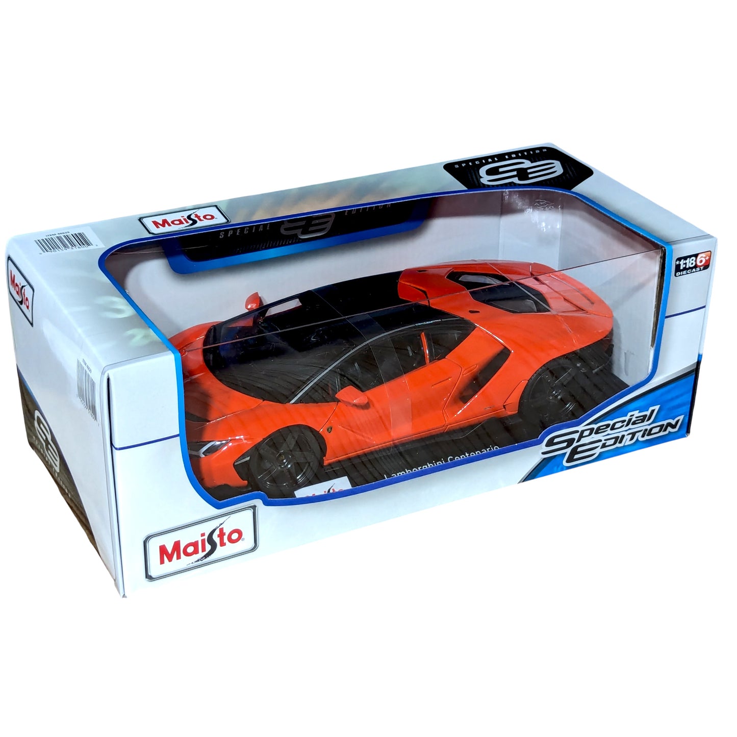 1:18 Maisto - Lamborghini Centenario Naranja Neón (NUEVO) 1/18