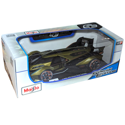 1:18 Maisto - Lamborghini v12 Vision Gran Turimo Gold-Black (BRAND NEW) 1/18