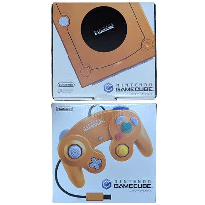 GC DOL-001 Orange (BOXED-Serial Match DJH10483887)  - Nintendo Gamecube JAPAN