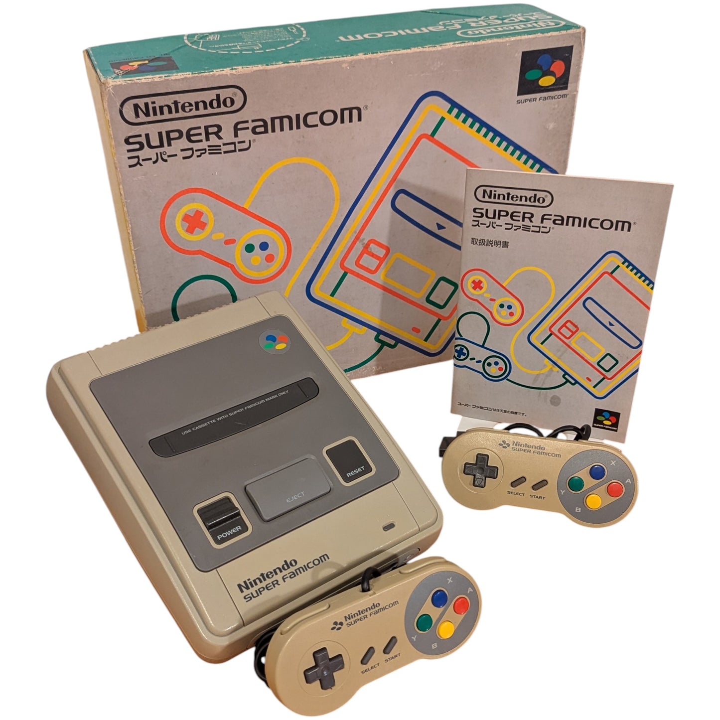 Super Famicom Shvc-001 (Boxed) S21743757 - Sfc Nintendo Japan Original Ntsc-J Edition