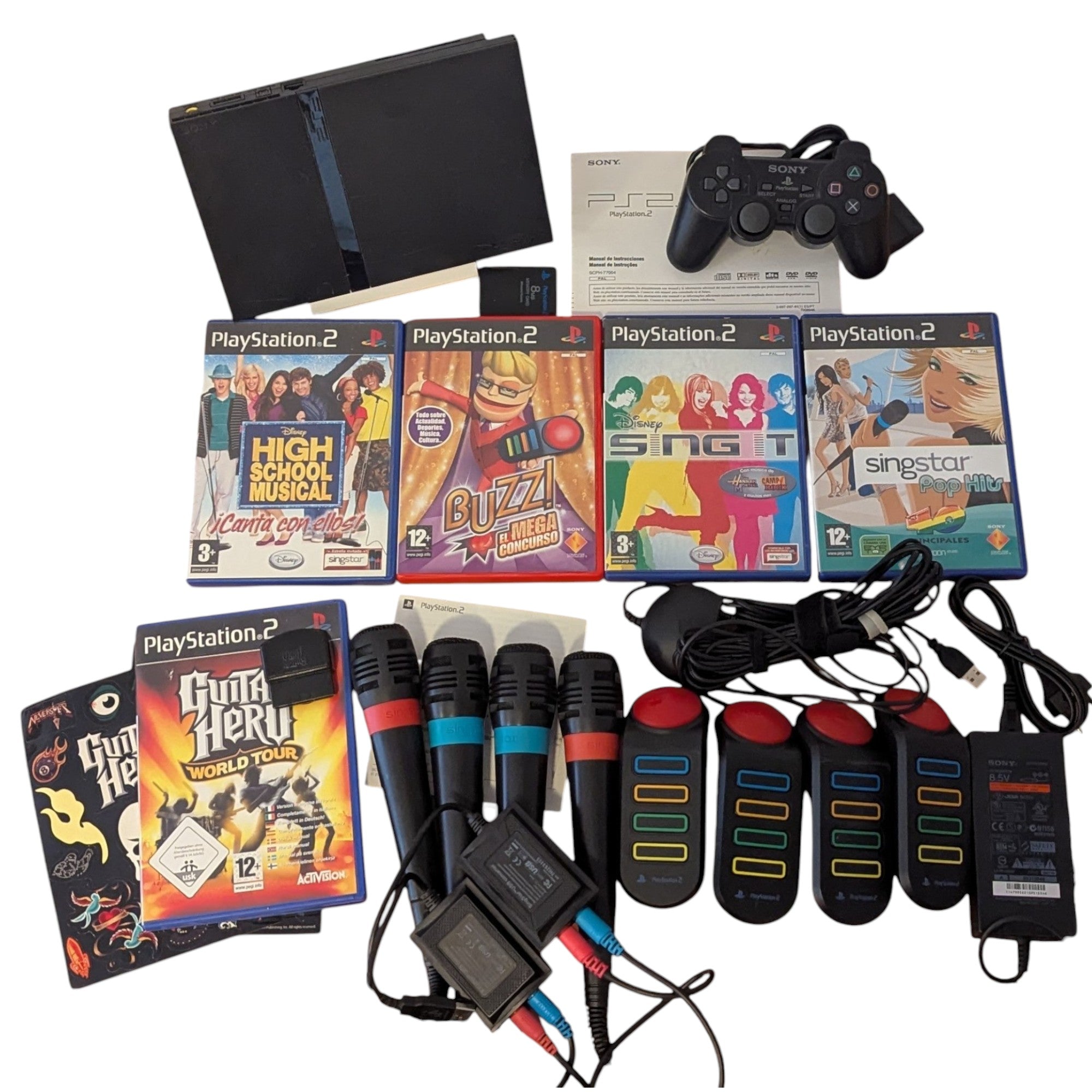 Buy SONY PS2 - FAT BLACK SCPH-50000 - Playstation 2 NTCS-J JAPAN