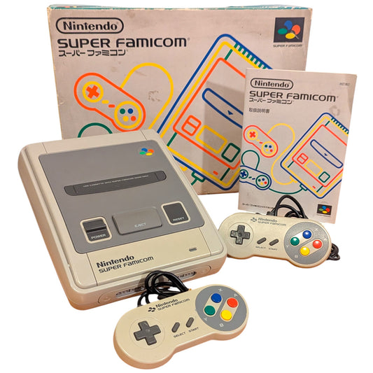 Super Famicom Shvc-001 (Boxed) S15624909 - Sfc Nintendo Japan Original Ntsc-J Edition