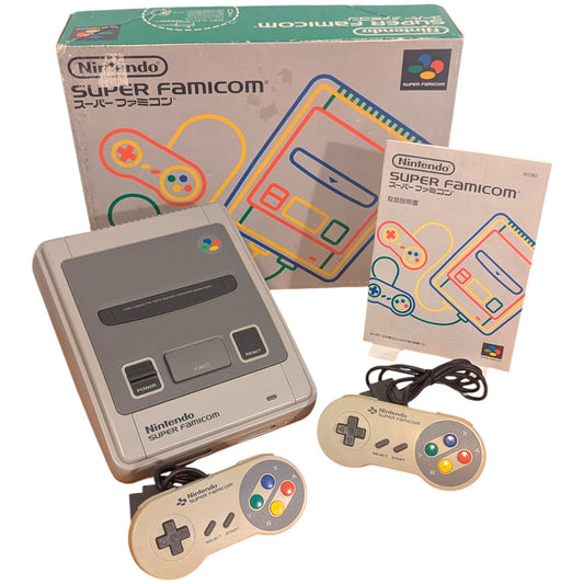 Super Famicom Shvc-001 (Boxed) S24516613 - Sfc Nintendo Japan Original Ntsc-J Edition