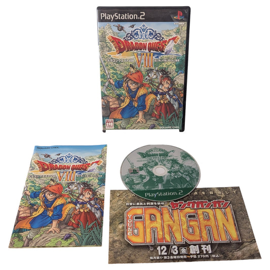 PS2 -  Dragon quest VIII - Sony Playstation 2 (Japan Game Edition)