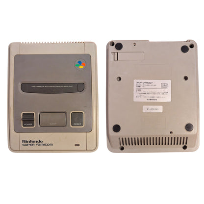 Super Famicom SHVC-001 and x2 Controllers - Sfc Nintendo Japan Original Ntsc-J Edition (A)