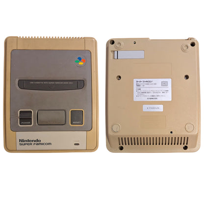 Super Famicom SHVC-001 and x2 Controllers - Sfc Nintendo Japan Original Ntsc-J Edition (B)
