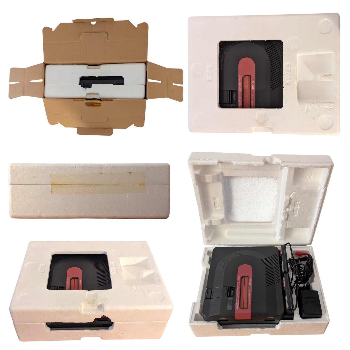 Sharp Famicom TWIN AN-500B 396202 (Boxed-NEW Belt-Serviced) Only Japan Edition