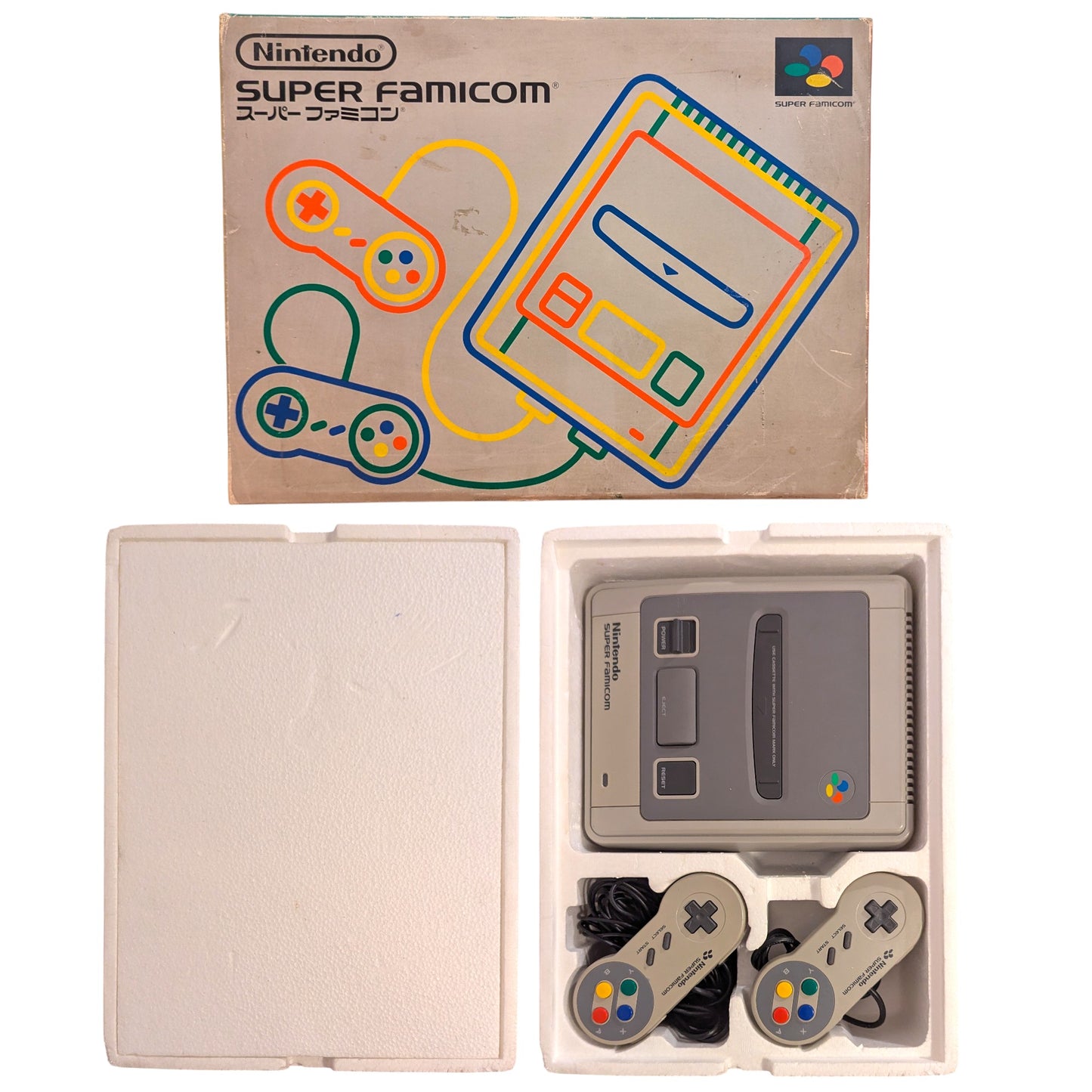 Super Famicom Shvc-001 (Boxed) S15624909 - Sfc Nintendo Japan Original Ntsc-J Edition