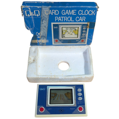 Q&Q Card Game Clock - Patrol Car. Box in Bad Cond (QQ,Q & Q)