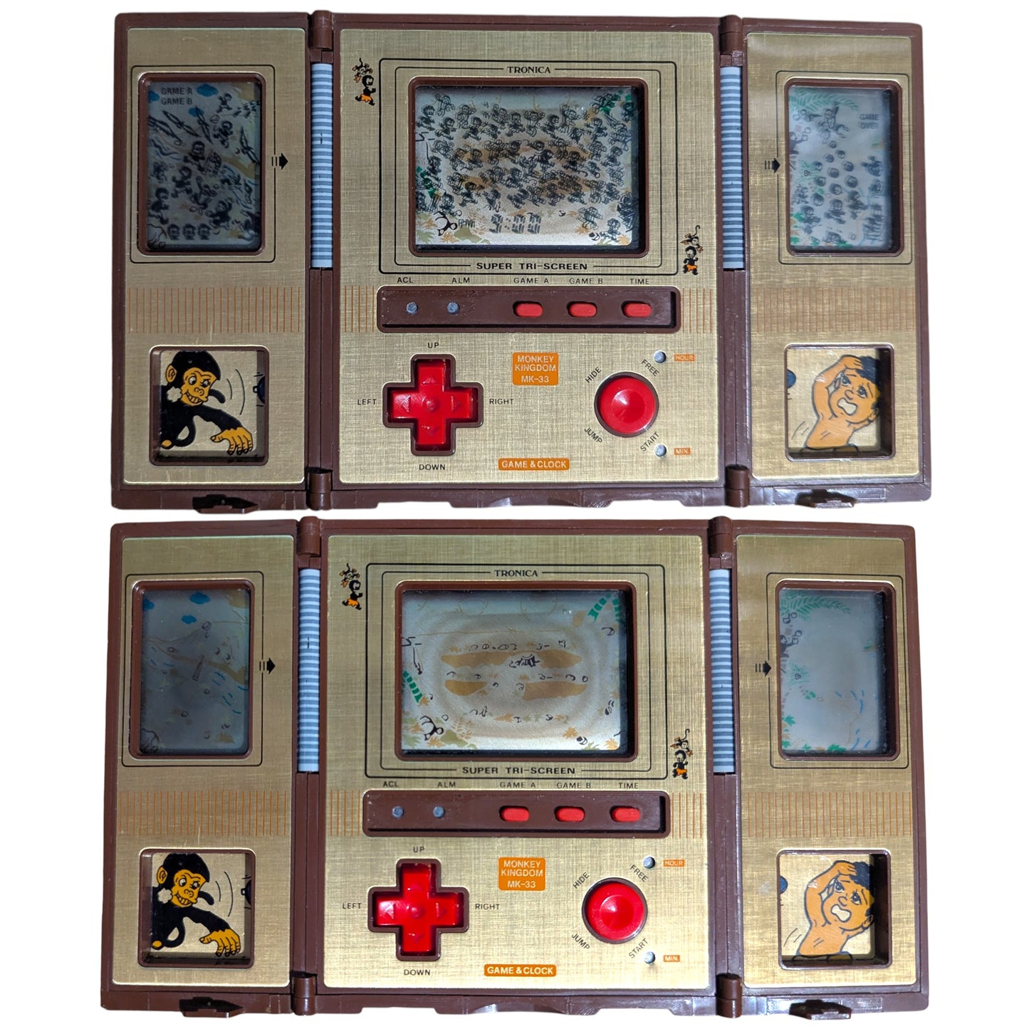 RARE Game & Clock - Monkey Kingdom MK-33 Tronica Electronic 1982 Hong Kong 80’s