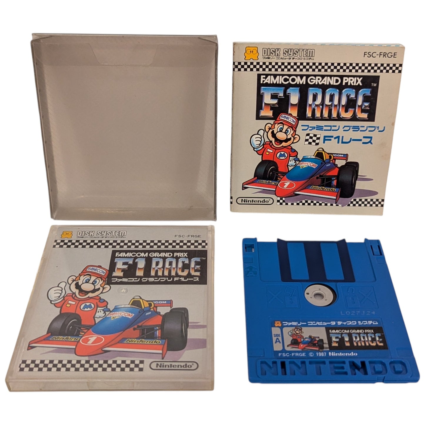 Famicom Disk - F1 Race - Grand Prix - Mario cover - Nintendo Japan Edition (B)