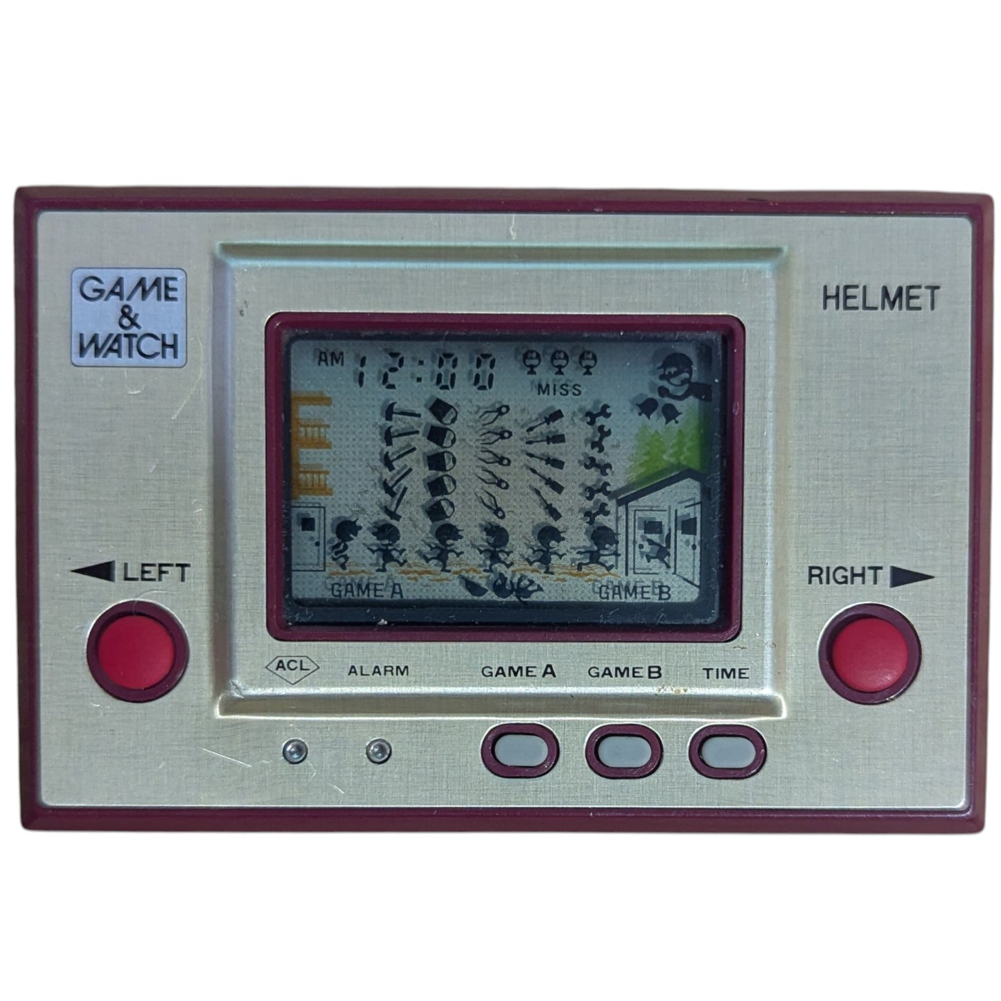 GW Game and Watch - Helmet (Nintendo-Retro)