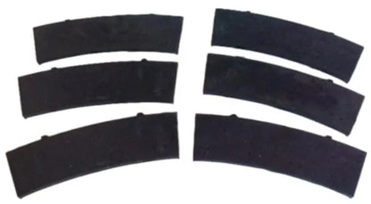 SCX Scalextric - Set of 6 inner border pieces (for outer curve) New old stock - T-40/4000