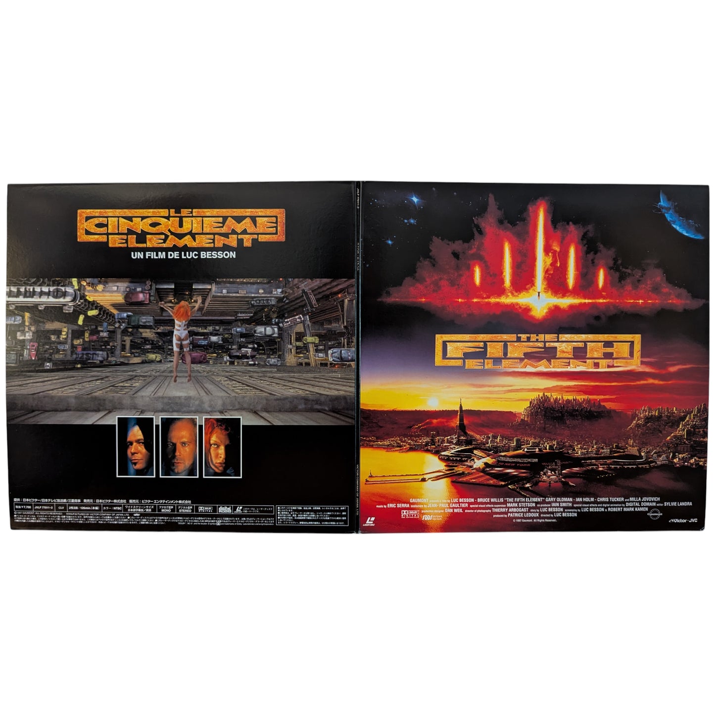 LD- The Fith Element – Bruce Willis [2-disc] (Laser Disc Japan Edition)