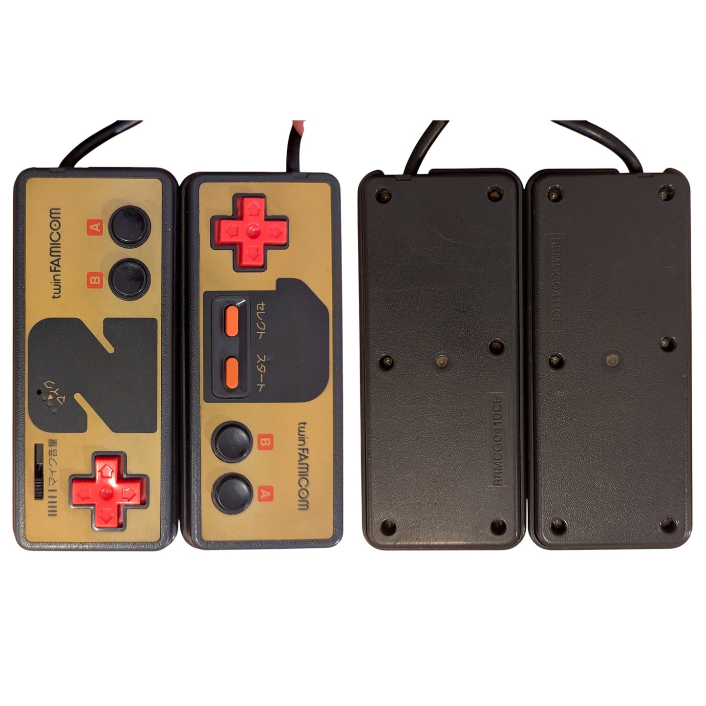 Sharp Famicom Twin Black AN500B - New Belt/Serviced/AC Adapter (Only Japan Edition) (C)