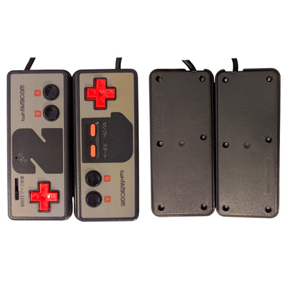 Sharp Famicom Twin Black AN500B - New Belt/Serviced/AC Adapter (Only Japan Edition) (B)