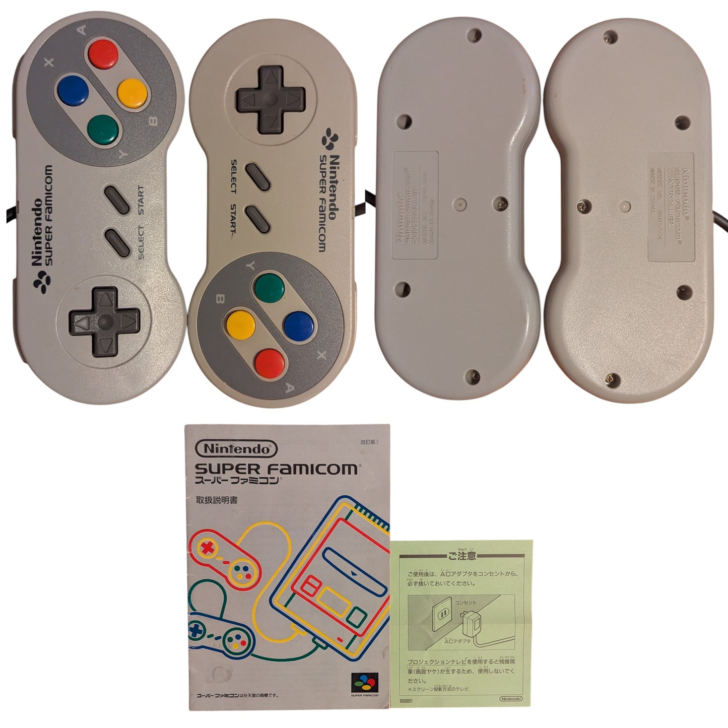 Super Famicom Shvc-001 (Boxed) S22206709 - Sfc Nintendo Japan Original Ntsc-J Edition