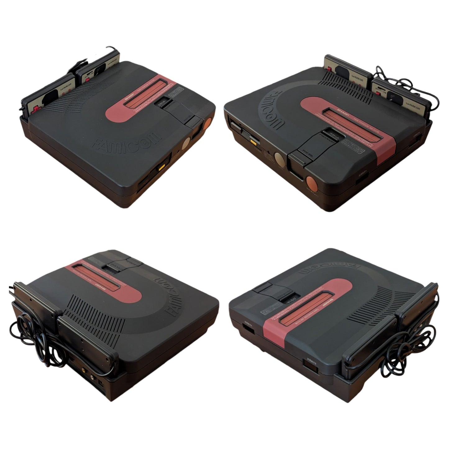 Sharp Famicom TWIN AN-500B 396202 (Boxed-NEW Belt-Serviced) Only Japan Edition