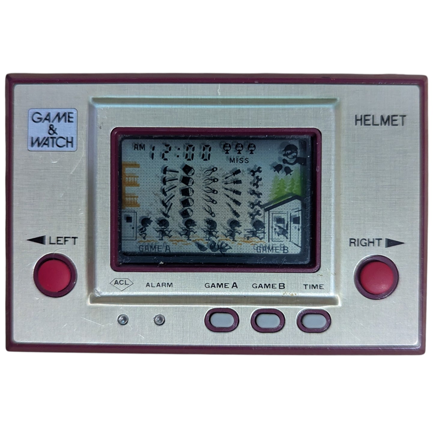 GW Game and Watch - Helmet (Nintendo-Retro)