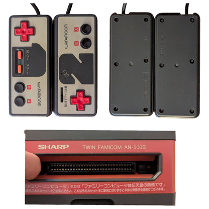 Sharp Famicom TWIN AN-500B 396202 (Boxed-NEW Belt-Serviced) Only Japan Edition