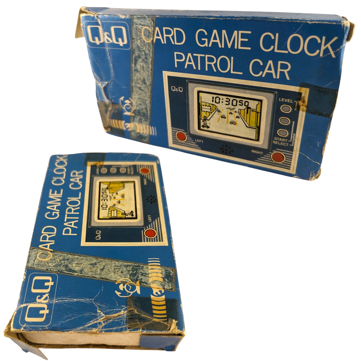 Q&Q Card Game Clock - Patrol Car. Box in Bad Cond (QQ,Q & Q)