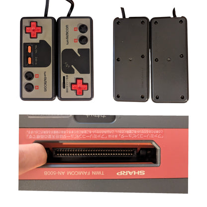 Sharp Famicom TWIN AN-500B 599401 (Boxed-NEW Belt-Serviced) Only Japan Edition