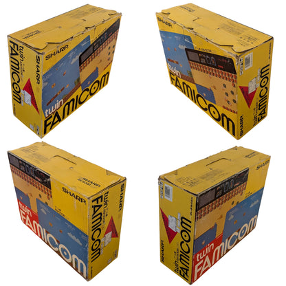 Sharp Famicom TWIN An500R 350869 (Boxed - New Belt-Serviced) Nintendo Japan Only Edition