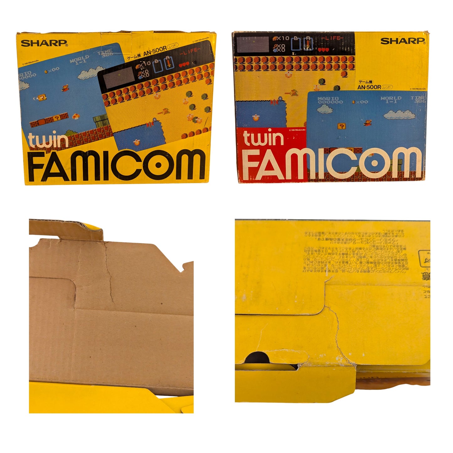 Sharp Famicom TWIN AN-500R 396202 (Boxed-New Belt-Serviced) (Only Japan Edition)