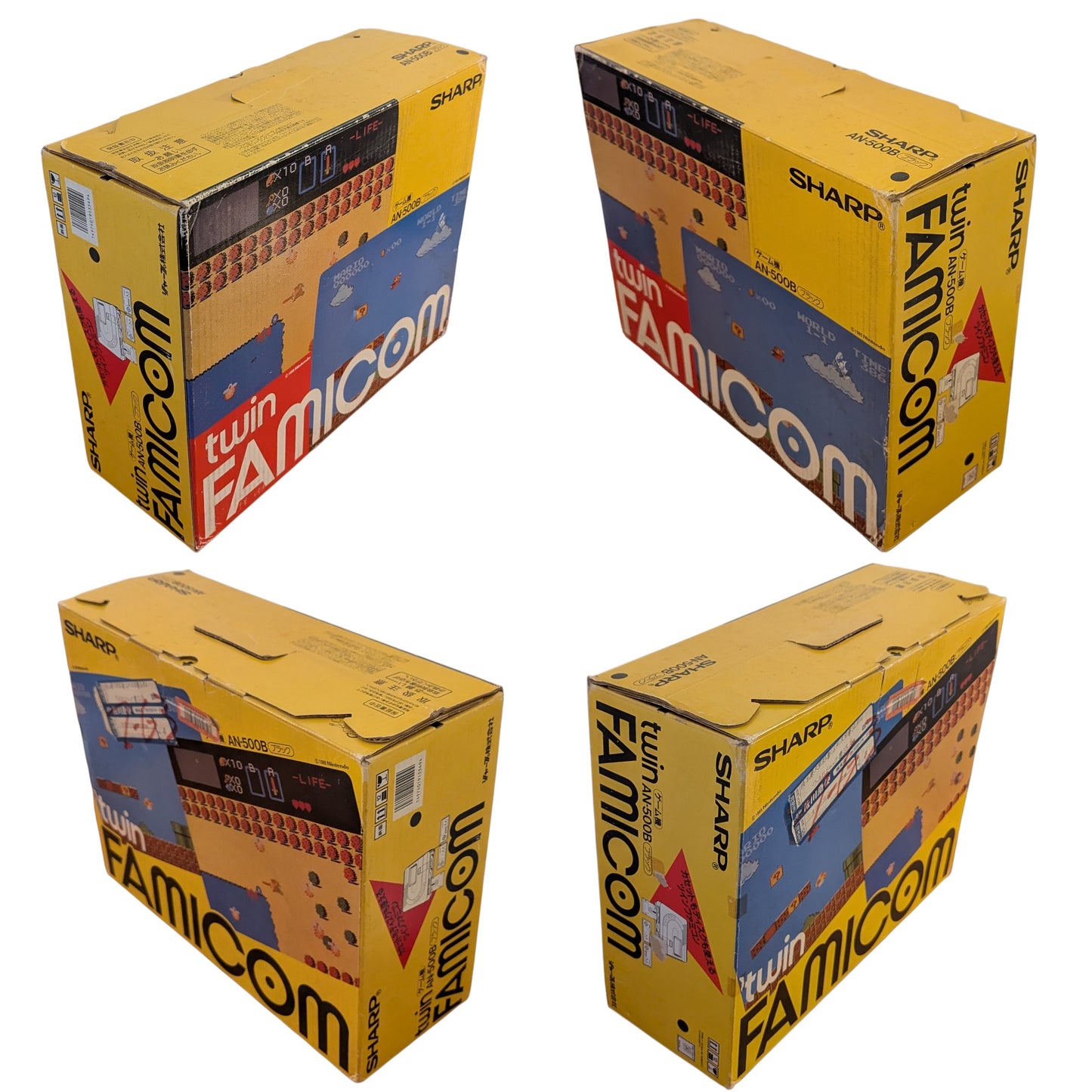 Sharp Famicom TWIN AN-500B 599401 (Boxed-NEW Belt-Serviced) Only Japan Edition