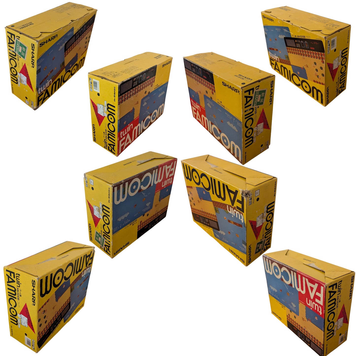 Sharp Famicom TWIN AN-500B 396202 (Boxed-NEW Belt-Serviced) Only Japan Edition