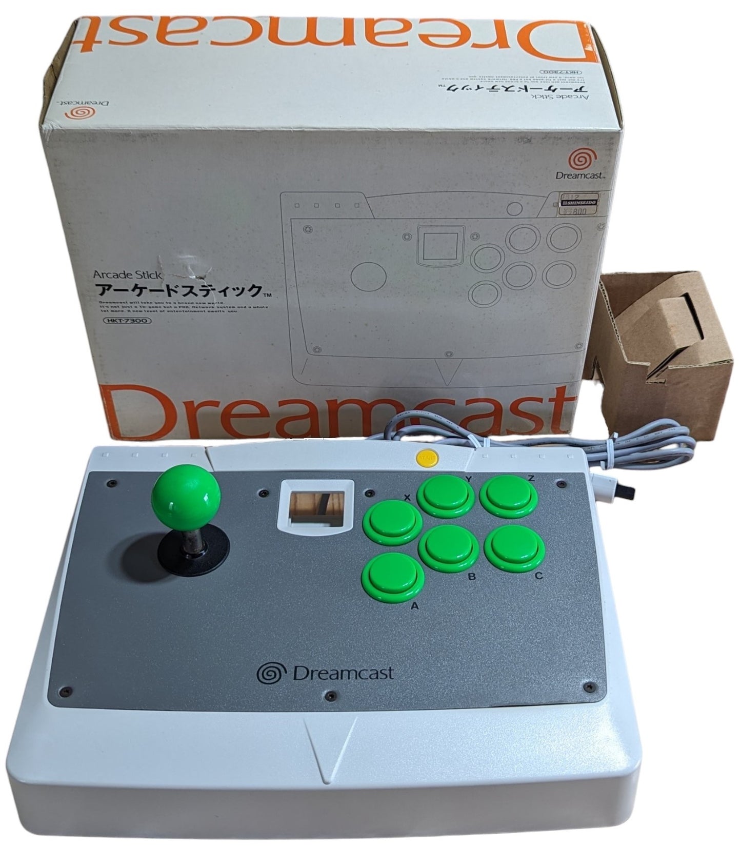 DREAMCAST Arcade Stick HKT 7300 - CONTROLLER With BOX